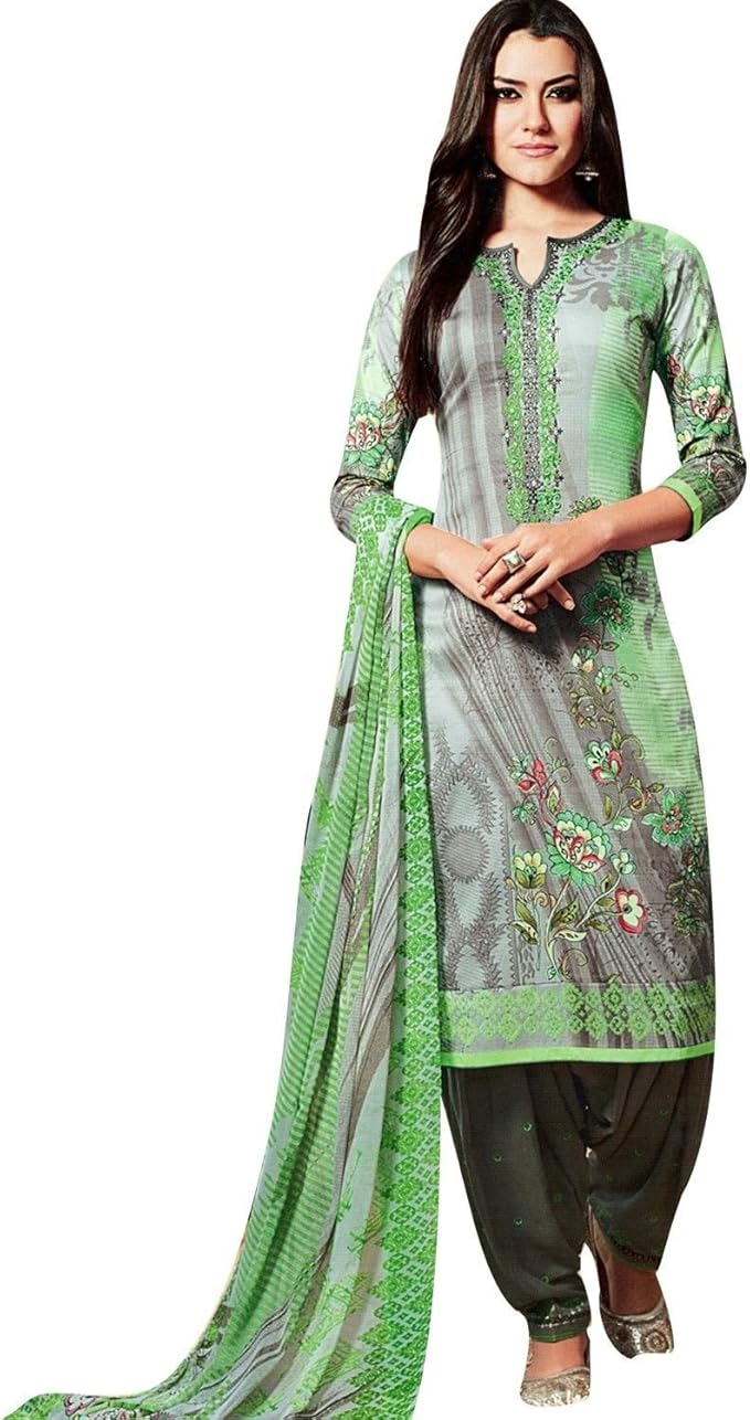 ladyline成品纱丽克米兹棉优雅刺绣印花露台纱丽印度宝莱坞